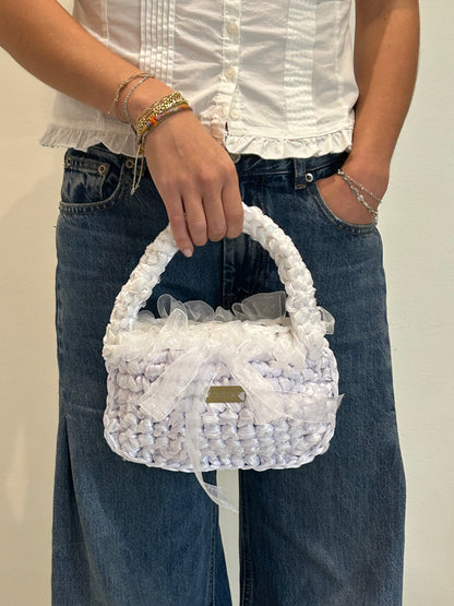 D.PUIN Handmade Crochet Bag – Bridal Ivory