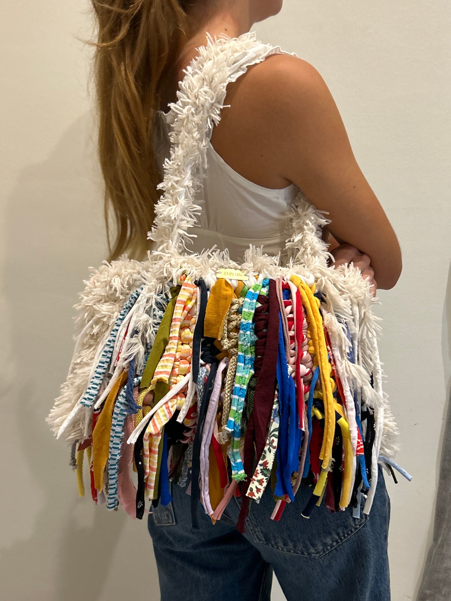 D.PUIN Handmade Crochet Bag – Coral Tassels