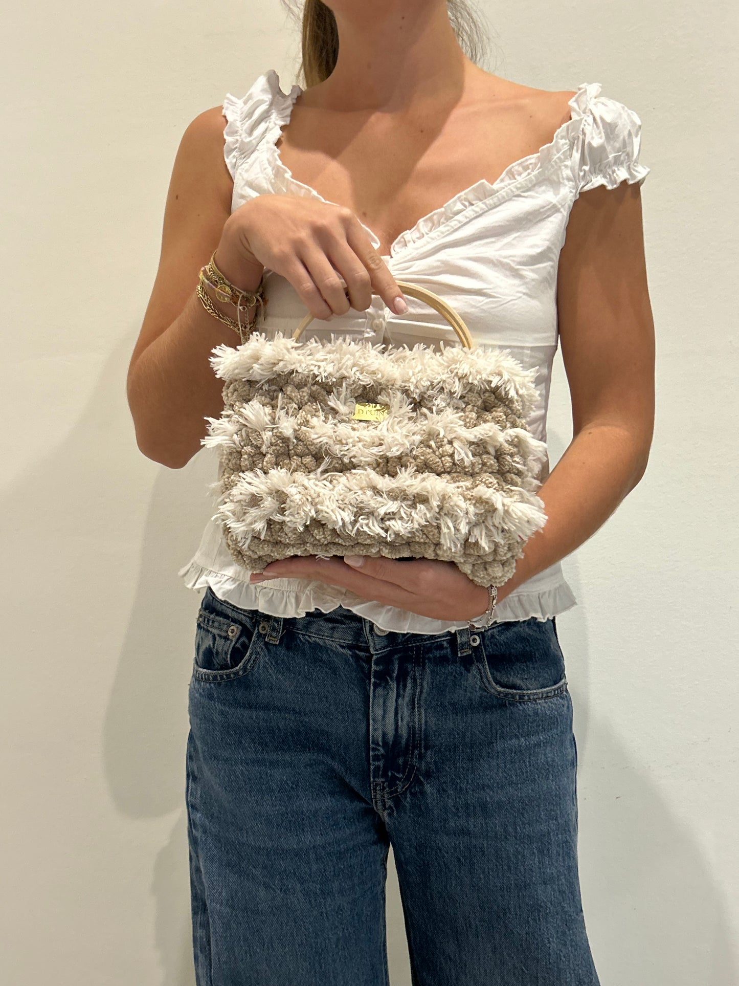 D.PUIN Handmade Crochet Bag – Sand Textures