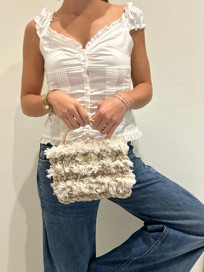 D.PUIN Handmade Crochet Bag – Sand Textures