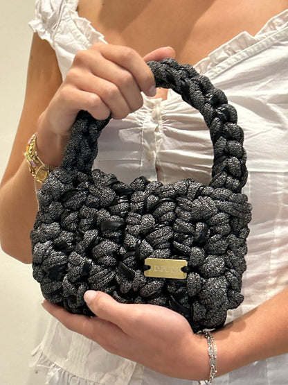 D.PUIN Handmade Crochet Bag – Midnight Coal