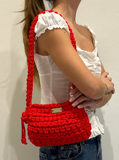 D.PUIN Handmade Crochet Bag – St. George's Red