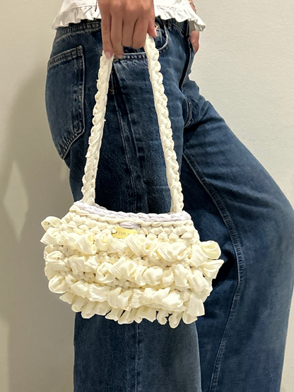 D.PUIN Handmade Crochet Bag – Moonlit Ruffle
