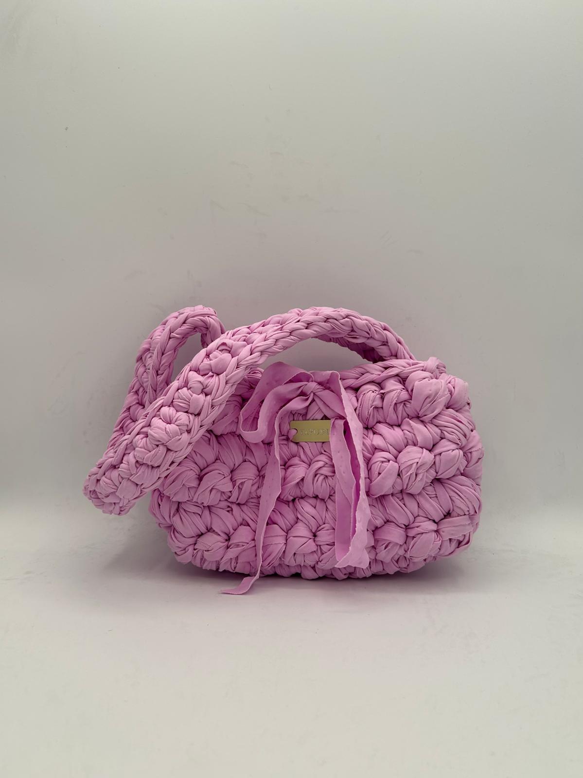 D.PUIN Handmade Crochet Bag – Pink Sands