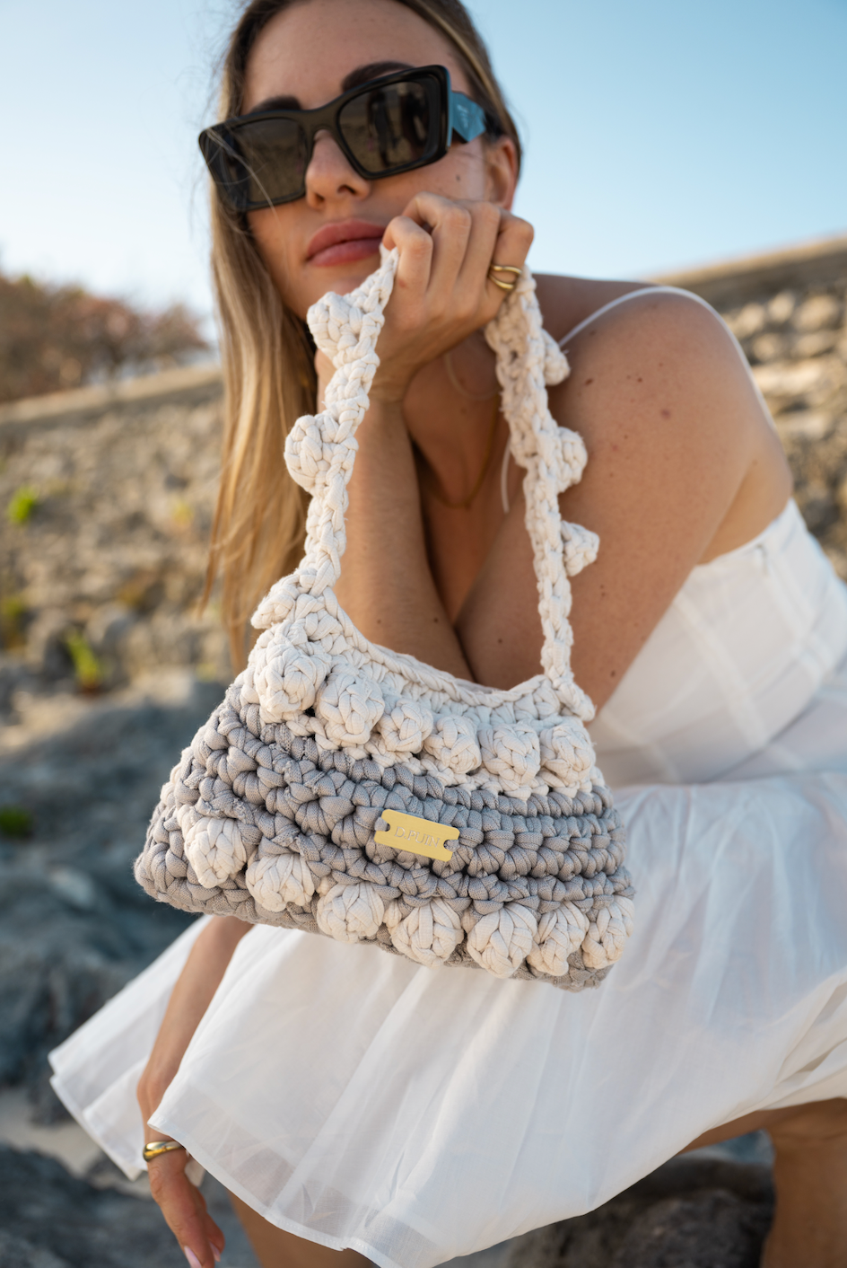D.PUIN Handmade Crochet Bag – Coconut Crush